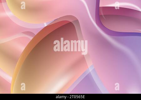 Moderne Netzfarbe kreatives abstraktes gewelltes übermäßig verlaufendes buntes Vektor-Hintergrunddesign Stock Vektor