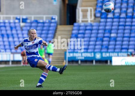 Reading, Großbritannien. 2. September 2023. . Das Spiel der Frauen-Meisterschaft zwischen Reading und Charlton Athletic im Select Car Leasing Stadium Stockfoto