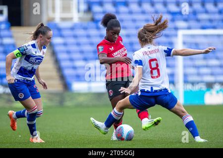 Reading, Großbritannien. 2. September 2023. . Das Spiel der Frauen-Meisterschaft zwischen Reading und Charlton Athletic im Select Car Leasing Stadium Stockfoto