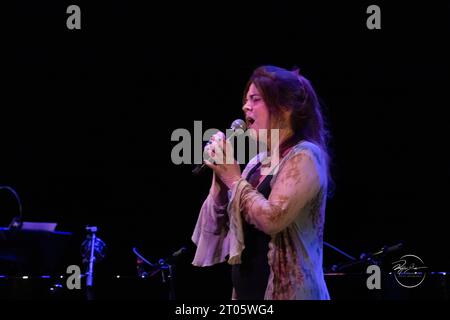 Konzert Alex Beaupain Agnes Jaoui10. Filmfestival saint-jean-de-luz Stockfoto