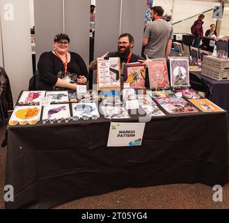 Das Lakes International Comic Art Festival 29. September - 1. Oktober Bowness auf dem Windermere Cumbria UK Lakeside Comics Marketplace Stockfoto