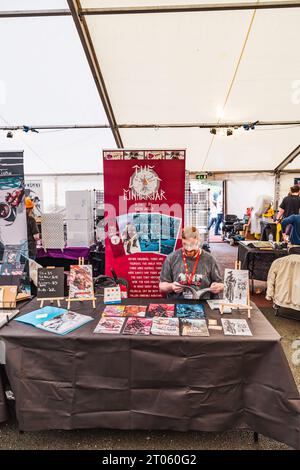 Das Lakes International Comic Art Festival 29. September - 1. Oktober Bowness auf dem Windermere Cumbria UK Lakeside Comics Marketplace Stockfoto