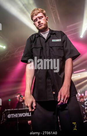 Mailand, Italien. Oktober 2023. Die englische Band NOISY tritt live auf der Bühne des Magazzini Generali Opening Enkel auf. Vermerk: Rodolfo Sassano/Alamy Live News Stockfoto