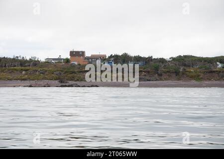 Kleine Gemeinden auf Langlade in St. Pierre & Miquelon, Frankreich Stockfoto