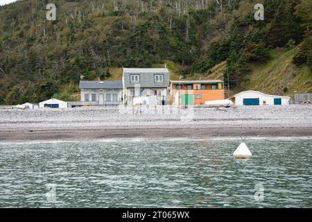 Kleine Gemeinden auf Langlade in St. Pierre & Miquelon, Frankreich Stockfoto