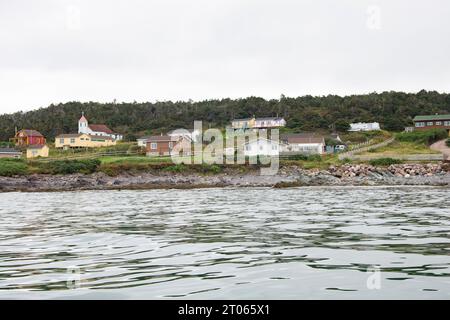 Kleine Gemeinden auf Langlade in St. Pierre & Miquelon, Frankreich Stockfoto