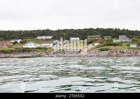 Kleine Gemeinden auf Langlade in St. Pierre & Miquelon, Frankreich Stockfoto