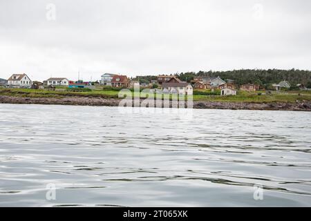 Kleine Gemeinden auf Langlade in St. Pierre & Miquelon, Frankreich Stockfoto