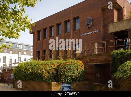 Das Magistrates Court Gebäude in Peterborough Stockfoto