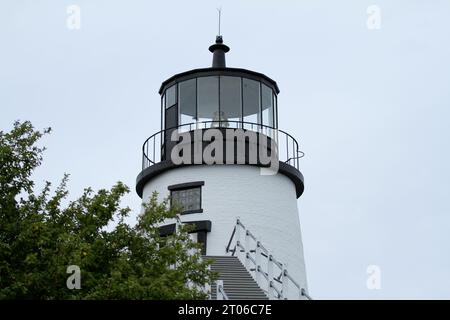 Eulen Head Lighthouse, Eulen Head, Maine Stockfoto