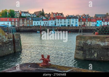 Der historische Hafen von St Monans in Fife, Schottland. Stockfoto