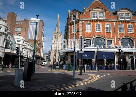 Stadtzentrum von bournemouth am 23. september Stockfoto