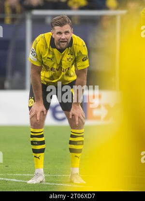 Dortmund, Deutschland. Oktober 2023. Fußball: Champions League, Borussia Dortmund - AC Mailand, Gruppenphase, Gruppe F, Spieltag 2, Signal Iduna Park. Dortmunder Niclas Füllkrug. Quelle: Bernd Thissen/dpa/Alamy Live News Stockfoto