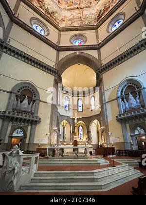 Florenz, Italien. September. 17, 2023. Das Innere der berühmten Kathedrale santa maria del fiori in Florenz. Hochwertige Fotos Stockfoto