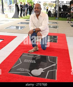 Nashville, USA. Oktober 2023. Darius Rucker bei der 2023 Music City Walk of Fame Induction Ceremony am 4. Oktober 2023 in Nashville, TN. © Tammie Arroyo/AFF-USA.com Credit: AFF/Alamy Live News Stockfoto