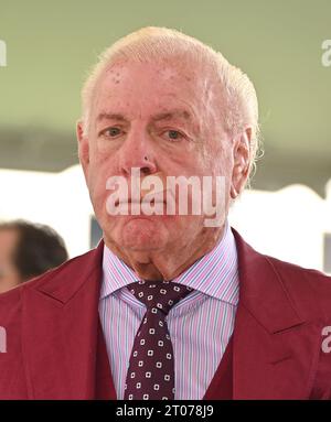 Nashville, USA. Oktober 2023. Ric Flair bei der 2023 Music City Walk of Fame Induction Ceremony, die am 4. Oktober 2023 im Music City Walk of Fame in Nashville, TN, stattfand. © Tammie Arroyo/AFF-USA.com Credit: AFF/Alamy Live News Stockfoto