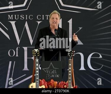 Nashville, USA. Oktober 2023. Steve Wariner bei der 2023 Music City Walk of Fame Induction Ceremony am 4. Oktober 2023 in Nashville, TN. © Tammie Arroyo/AFF-USA.com Credit: AFF/Alamy Live News Stockfoto