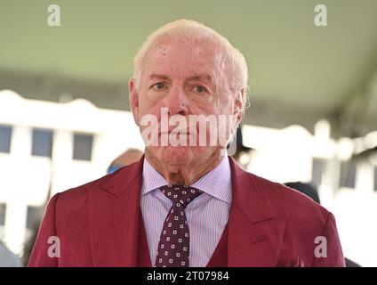 Nashville, USA. Oktober 2023. Ric Flair bei der 2023 Music City Walk of Fame Induction Ceremony, die am 4. Oktober 2023 im Music City Walk of Fame in Nashville, TN, stattfand. © Tammie Arroyo/AFF-USA.com Credit: AFF/Alamy Live News Stockfoto