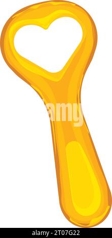 Isolierter Flaschenöffner Symbol flaches Design Vektor Stock Vektor