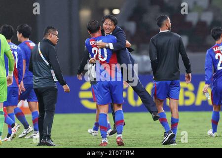 Tokio, Japan. Oktober 2023. Yoshiyuki Shinoda (Ventforet) Fußball/Fußball : AFC Champions League 2023-24 Gruppenphase zwischen Ventforet Kofu - Buriram United im Japan National Stadium in Tokio. Quelle: YUTAKA/AFLO SPORT/Alamy Live News Stockfoto