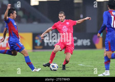 Tokio, Japan. Oktober 2023. Goran Causic (Buriram United) Fußball/Fußball : AFC Champions League 2023-24 Gruppenphase zwischen Ventforet Kofu und Buriram United im Japan National Stadium in Tokio. Quelle: YUTAKA/AFLO SPORT/Alamy Live News Stockfoto