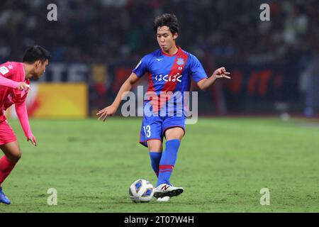 Tokio, Japan. Oktober 2023. SOTA Miura (Ventforet) Fußball/Fußball : AFC Champions League 2023-24 Gruppenphase zwischen Ventforet Kofu - Buriram United im Japan National Stadium in Tokio. Quelle: YUTAKA/AFLO SPORT/Alamy Live News Stockfoto