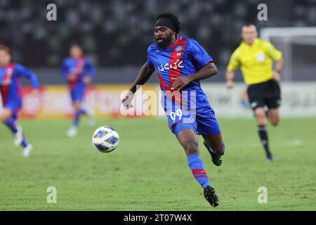 Tokio, Japan. Oktober 2023. Peter Utaka (Ventforet) Fußball/Fußball : AFC Champions League 2023-24 Gruppenphase zwischen Ventforet Kofu - Buriram United im Japan National Stadium in Tokio. Quelle: YUTAKA/AFLO SPORT/Alamy Live News Stockfoto