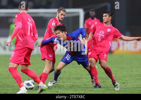 Tokio, Japan. Oktober 2023. Motoki Hasegawa (Ventforet) Fußball/Fußball : AFC Champions League 2023-24 Gruppenphase zwischen Ventforet Kofu - Buriram United im Japan National Stadium in Tokio. Quelle: YUTAKA/AFLO SPORT/Alamy Live News Stockfoto