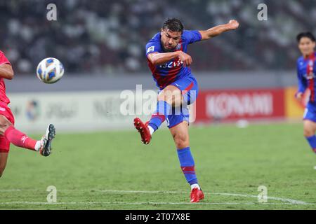 Tokio, Japan. Oktober 2023. Cristiano (Ventforet) Fußball/Fußball : AFC Champions League 2023-24 Gruppenphase zwischen Ventforet Kofu und Buriram United im Japan National Stadium in Tokio. Quelle: YUTAKA/AFLO SPORT/Alamy Live News Stockfoto