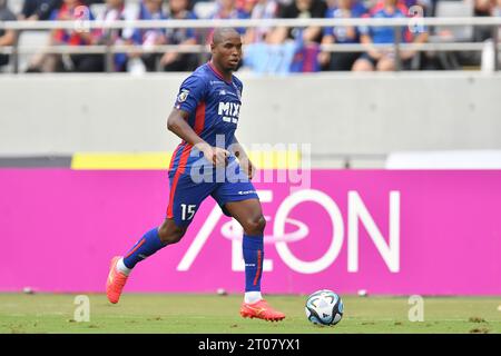 Tokio, Japan. Oktober 2023. Adailton des FC Tokio während des Spiels der J1 League 2023 zwischen dem FC Tokio 3-0 Gamba Osaka im Ajinomoto Stadium in Tokio, Japan, 1. Oktober 2023. Quelle: AFLO/Alamy Live News Stockfoto