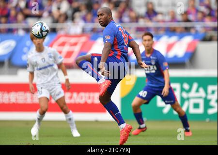 Tokio, Japan. Oktober 2023. Adailton des FC Tokio während des Spiels der J1 League 2023 zwischen dem FC Tokio 3-0 Gamba Osaka im Ajinomoto Stadium in Tokio, Japan, 1. Oktober 2023. Quelle: AFLO/Alamy Live News Stockfoto