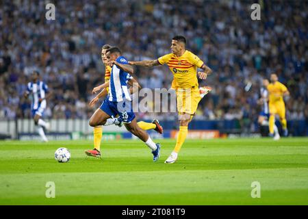 Porto, Portugal. Oktober 2023. PORTO, PORTUGAL - 4. OKTOBER: Spiel zwischen dem FC Porto und dem FC Barcelona in der Gruppe H der UEFA Champions League am 4. Oktober 2023 in Estádio do Dragão in Porto, Portugal. (Foto: Sergio Mendes/PxImages) Credit: PX Images/Alamy Live News Stockfoto