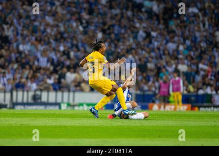 Porto, Portugal. Oktober 2023. PORTO, PORTUGAL - 4. OKTOBER: Spiel zwischen dem FC Porto und dem FC Barcelona in der Gruppe H der UEFA Champions League am 4. Oktober 2023 in Estádio do Dragão in Porto, Portugal. (Foto: Sergio Mendes/PxImages) Credit: PX Images/Alamy Live News Stockfoto