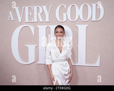 Los Angeles, USA. Oktober 2023. Kathryn Bernardo kommt am Mittwoch, den 4. Oktober 2023 im Pacific Design Center - Silver Screen Theater in West Hollywood, CA, an der Premiere von ABS-CBN und Star Cinema's A VERY GOOD GIRL Hollywood. (Foto: Sthanlee B. Mirador/SIPA USA) Credit: SIPA USA/Alamy Live News Stockfoto