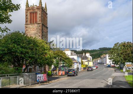 High Street, Gatehouse of Fleet, Dumfries und Galloway, Schottland. Stockfoto