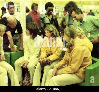 DEU, Deutschland: Die historischen Farbfotos aus der Zeit der 70er Jahre zeigen Ereignisse und Personen aus Politik, Kultur, Gewerkschaften und dem Arbeitsleben Stockfoto