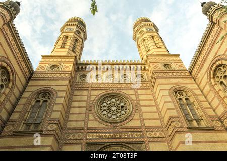 Große Synagoge in der Dohany Street in Budapest Stockfoto