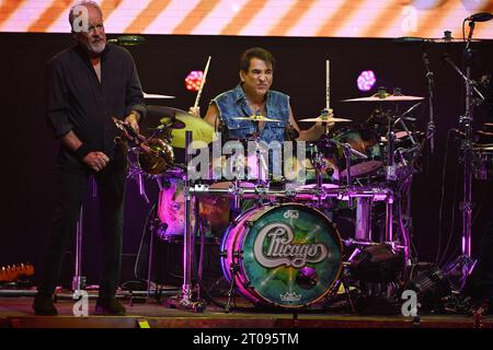 Hollywood FL, USA. Oktober 2023. Chicago tritt am 4. Oktober 2023 im Hard Rock Live im Seminole Hard Rock Hotel & Casino in Hollywood, Florida auf. Quelle: Mpi04/Media Punch/Alamy Live News Stockfoto