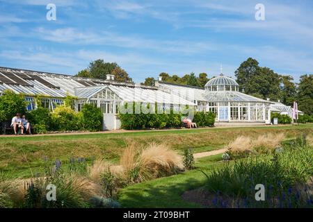 Im Spätsommer das Wintergarten in den Chiswick House Gardens in London, Großbritannien Stockfoto