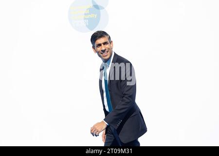 Granada, Italien. Oktober 2023. Granada - Spanien, Granda - 5. Oktober 2023 Treffen der Europäischen Politischen Gemeinschaft EU Rishi Sunak (britischer Premierminister, Großbritannien) redaktioneller Usage Only Credit: Independent Photo Agency/Alamy Live News Stockfoto