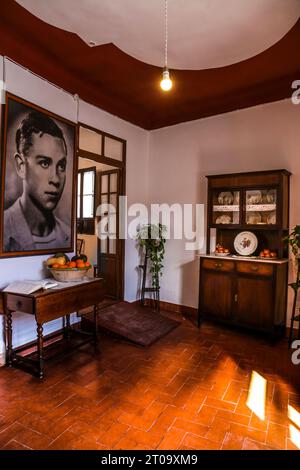Orihuela, Alicante, Spanien, 12. August 2023: Das Miguel Hernandez House Museum in Orihuela City Stockfoto
