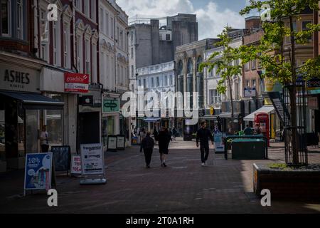 Bournemouth Stadtzentrum Stockfoto