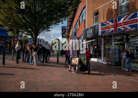 Das Dreieck im Stadtzentrum von Bournemouth Stockfoto