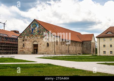 Die berühmte Zitadelle Petersberg in Erfurt, Thüringen. In der Nähe von Kuppel, Petrini Street und Peterstor Stockfoto