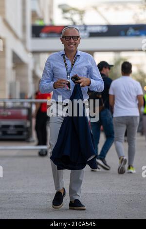 Doha, Katar. Oktober 2023. STEFANO DOMENICALI (ITA) CEO DER FORMULA ONE GRUPPE. AHMAD AL-SHEHAB/ Alamy Live News Stockfoto