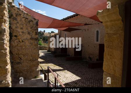 Casa del Águila Imperial en Pedraza Stockfoto