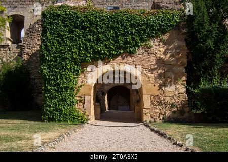 Innenraum del Castillo de Pedraza Stockfoto