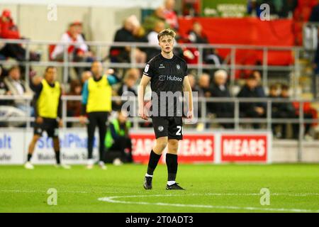 AESSEAL New York Stadium, Rotherham, England - 4. Oktober 2023 Sam Bell (20) von Bristol City - während des Spiels Rotherham gegen Bristol City, Sky Bet Championship, 2023/24, AESSEAL New York Stadium, Rotherham, England - 4. Oktober 2023 Credit: Arthur Haigh/WhiteRosePhotos/Alamy Live News Stockfoto