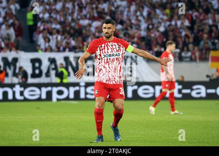 Freiburg, Deutschland. Oktober 2023. Vincenzo Grifo (SC Freiburg) beim Spiel der Fussball-Europa-League - Gruppenphase: SC Freiburg vs West Ham United Credit: dpa/Alamy Live News Stockfoto