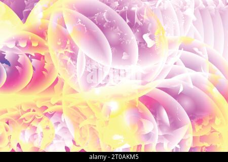 Modernes Farbverlauf gelb bunter abstrakter Kunststil übermäßig überblendendes Vektor-Hintergrund-Design Stock Vektor